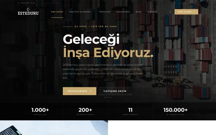 AG Grup web sitesi