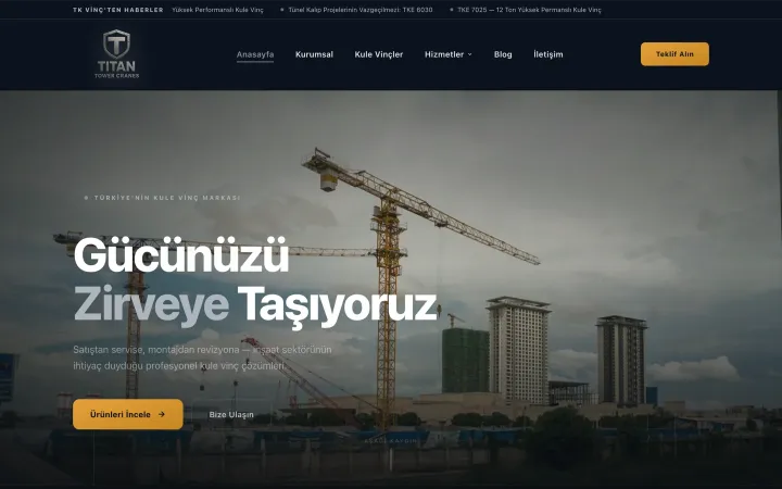 Titan web sitesi