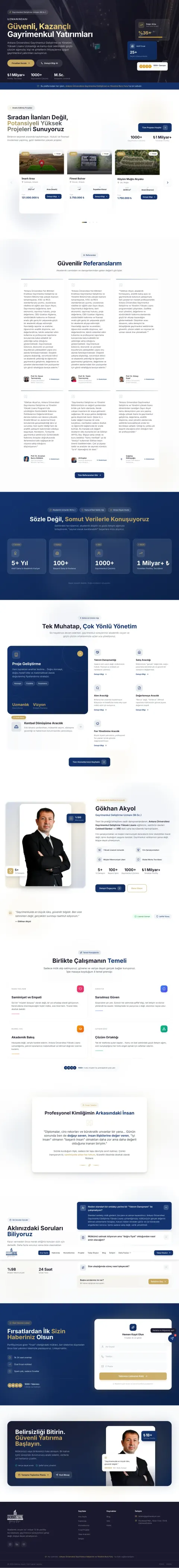 Gökhan Akyol gayrimenkul danışmanı web sitesi