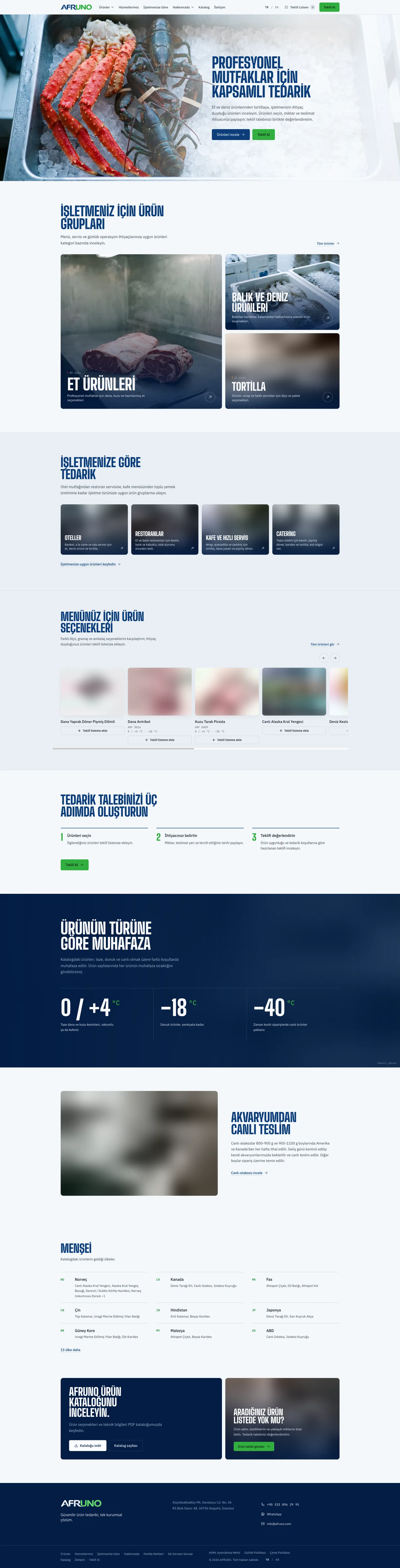 AFRUNO web sitesi ekran görüntüsü