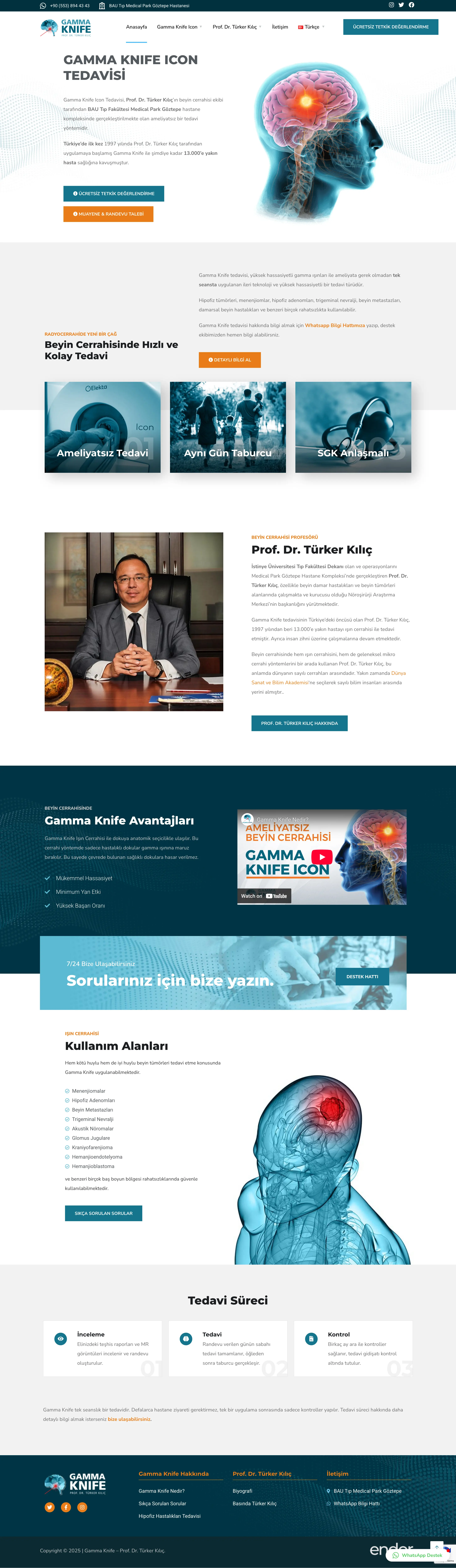 Gamma Knife masaüstü görünüm