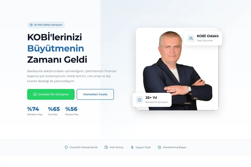 Metin Bekensir KOBİ Danışmanlık web sitesi