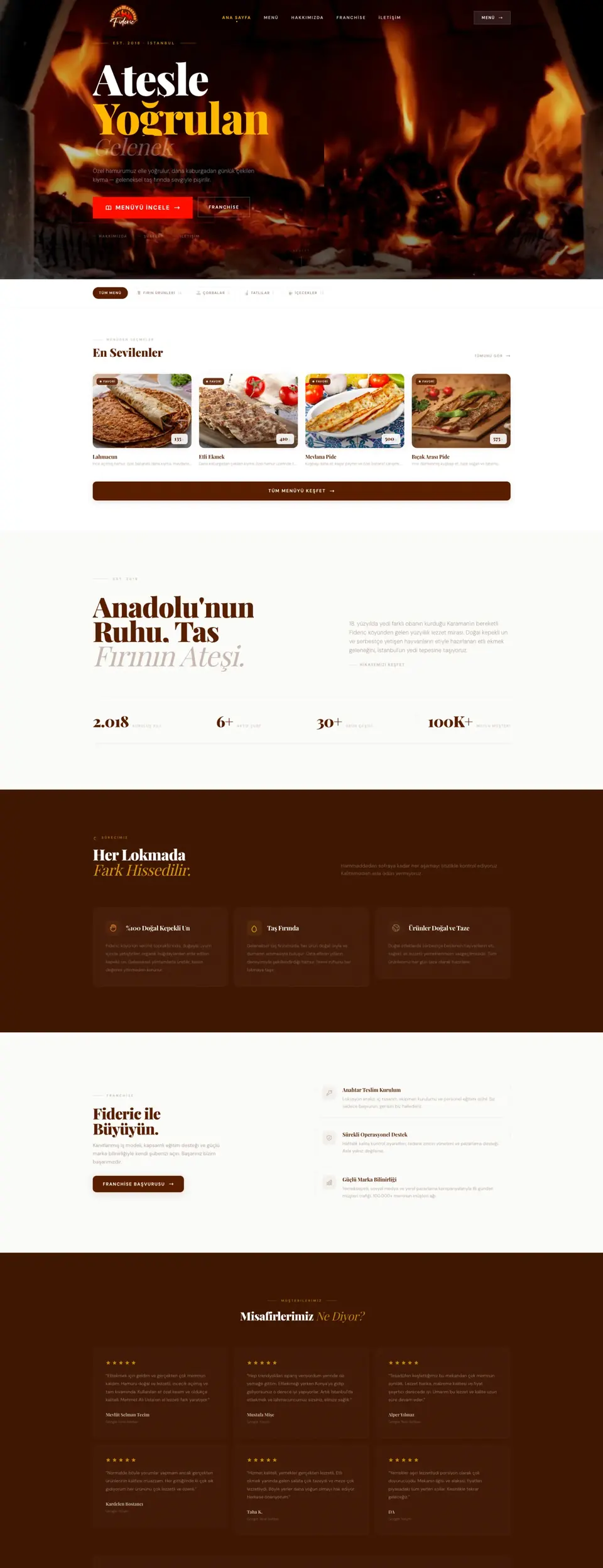 Fideric web sitesi ekran görüntüsü