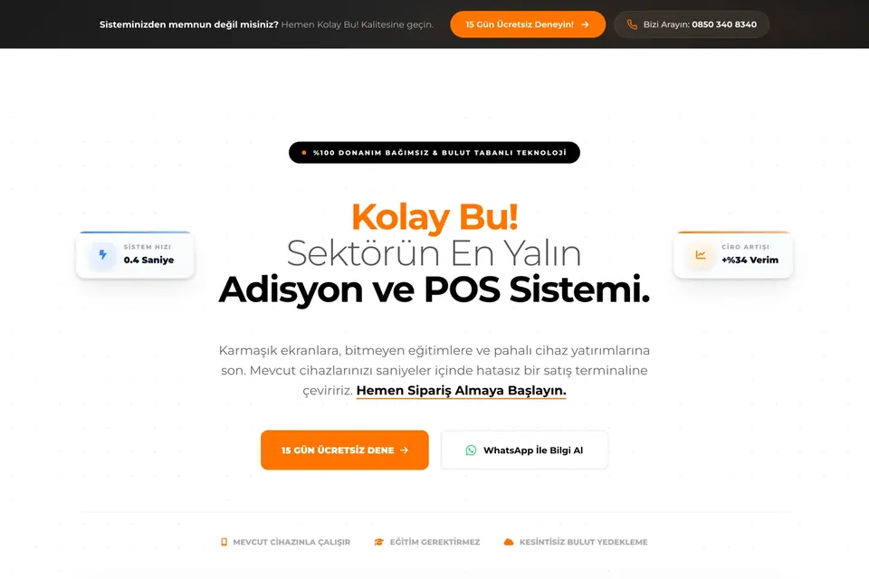 KolayBu! web sitesi